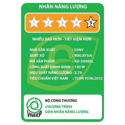 Google Tivi Sony 4K 50 inch KD-50X80L