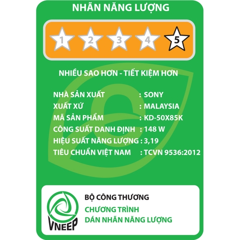 Google Tivi Sony 4K 50 inch KD-50X85K
