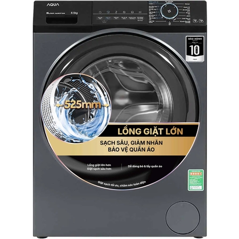 Máy giặt Aqua Inverter 8.5 kg AQD-A852J BK