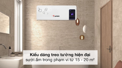 Máy sưởi gốm Ceramic treo tường Rapido RCH2000-D