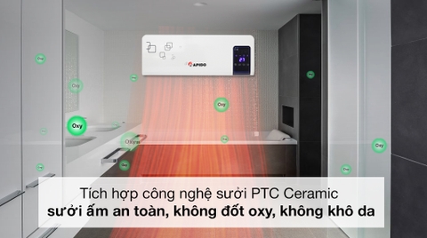 Máy sưởi gốm Ceramic treo tường Rapido RCH2000-D