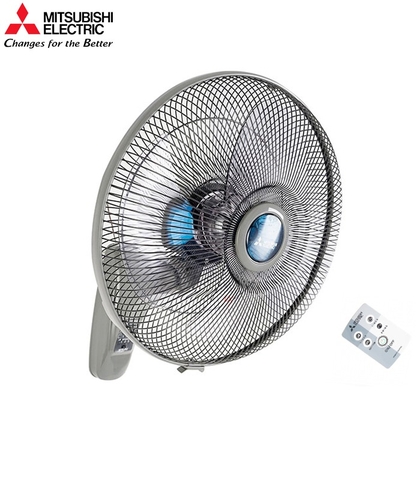 Quạt treo tường Mitsubishi W16-RA CY-GY (màu xám đậm/xám nhạt)