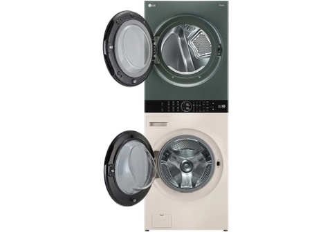 Tháp máy giặt sấy LG WashTower Inverter giặt 21 kg - sấy 16 kg WT2116SHEG