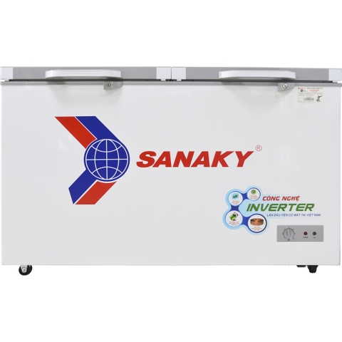 Tủ đông mặt kính cường lực Sanaky 410 lít Inverter dàn đồng VH-5699HY4K