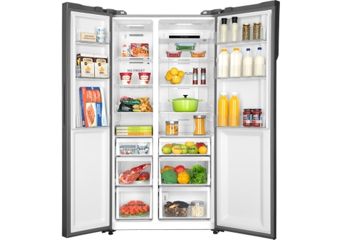 Tủ Lạnh Aqua Side by Side Inverter 602 Lít AQR-IG696FS(GB)