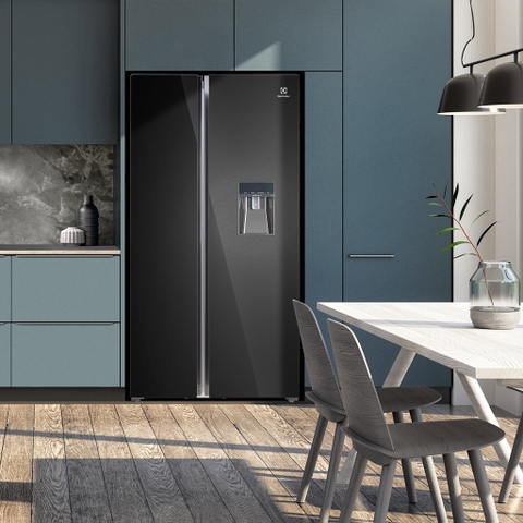 Tủ lạnh Electrolux Inverter 619 lít Side By Side ESE6645A-BVN