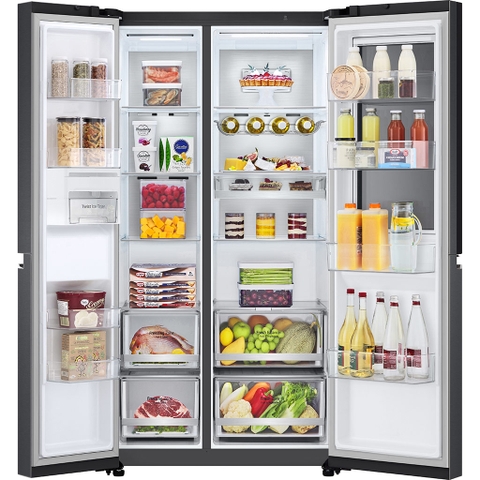 Tủ lạnh LG Inverter 655 lít Side By Side InstaView Door-in-Door GR-Q257MC