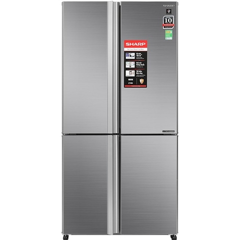 Tủ lạnh Sharp Inverter 607 lít Multi Door SJ-FXPI689V-RS