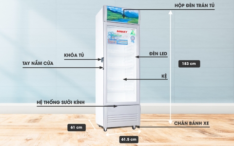 Tủ mát Sanaky 350 lít Inverter VH-358K3L
