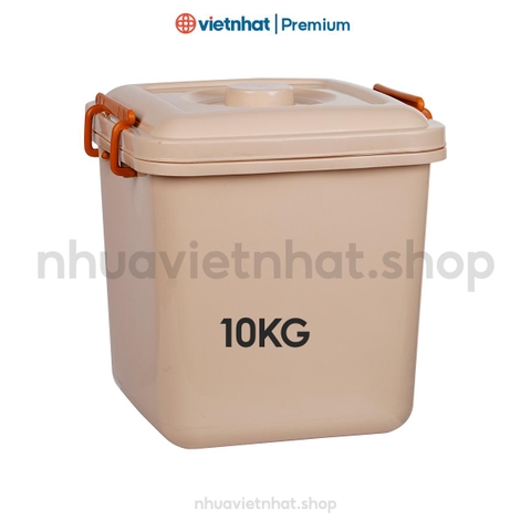Thùng đựng gạo tiện ích 10kg - 15kg 53/5353 Nhựa Việt Nhật Shop