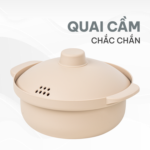 Âu đựng cơm canh có nắp tiện dụng Nhựa Việt Nhật A6419 Nhựa Việt Nhật Premium