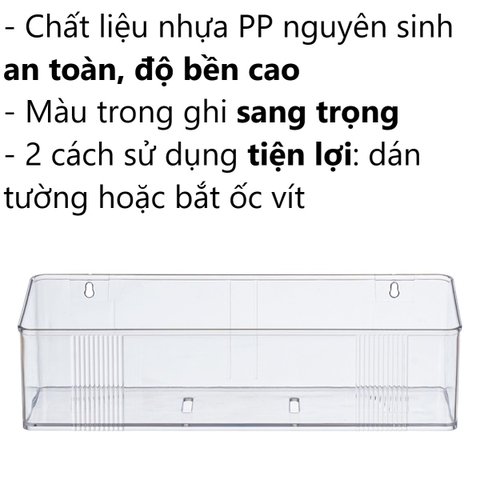 Khay dán tường nhật bé Hokori 5704 tiện ích, tiện dụng, đa năng Nhựa Việt Nhật Shop