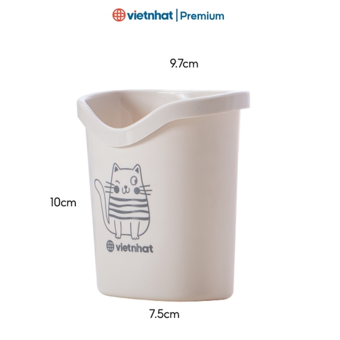 Cốc dán tường tiện ích, cốc để bàn chải, kem đánh răng dán tường 6370 Nhựa Việt Nhật Shop