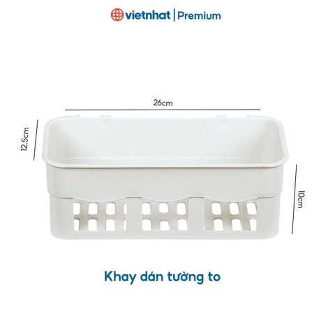 Khay đựng đồ dán tường đa năng 5698/5699/5701 Nhựa Việt Nhật Shop