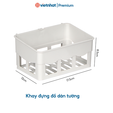 Khay đựng đồ dán tường đa năng 5698/5699/5701 Nhựa Việt Nhật Shop