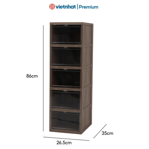 Hộp đựng giày, tủ đựng giày lắp ráp 3869 Nhựa Việt Nhật Shop
