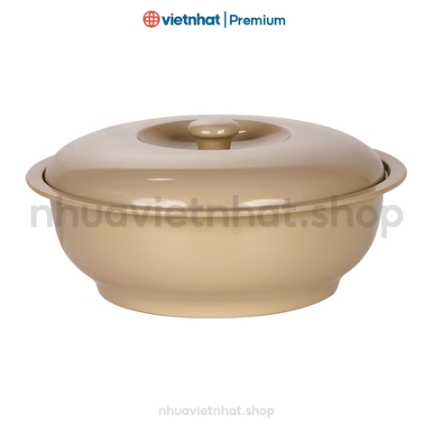 Âu phíp đựng cơm, canh có nắp, âu cơm giữ nhiệt, âu trong 6435-2 Nhựa Việt Nhật Shop