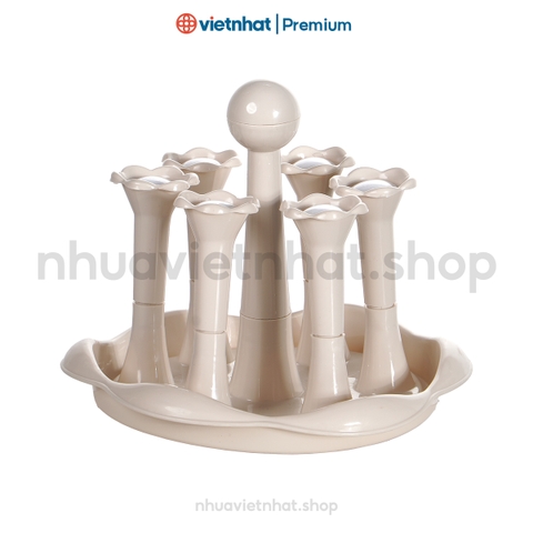 Khay úp cốc, cắm cốc 6ly - 8ly đa năng 1306 -1308 Nhựa Việt Nhật Shop