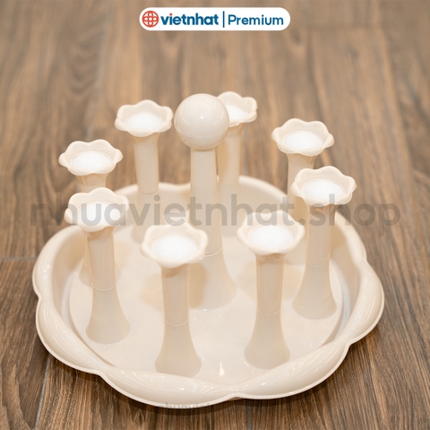 Khay úp cốc, cắm cốc 6ly - 8ly đa năng 1306 -1308 Nhựa Việt Nhật Shop