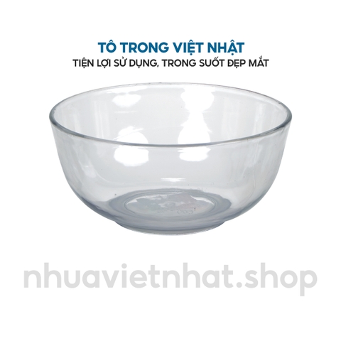 Tô nhựa, tô canh, bát đựng canh, bát trong 1T8 B6831 Nhựa Việt Nhật Shop