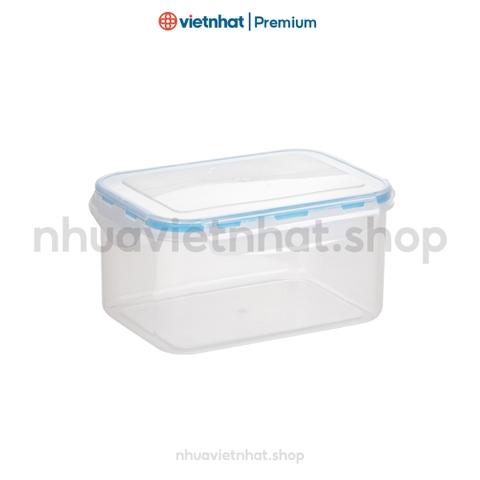Bộ hộp lạnh chữ nhật có nắp cài, bộ B6535 Nhựa Việt Nhật Shop