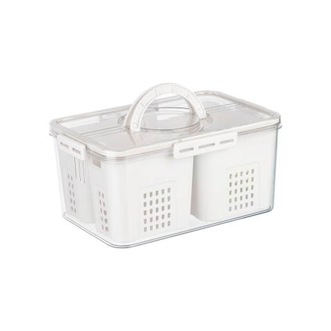 [MỚI] Hộp thực phẩm chữ nhật quai xách 2,3 ngăn Hokori 6570/6571 Nhựa Việt Nhật Shop