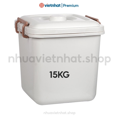 Thùng đựng gạo tiện ích 10kg - 15kg 53/5353 Nhựa Việt Nhật Shop