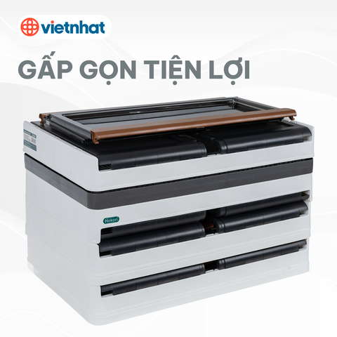 Tủ đựng đồ gấp gọn 3 tầng Tana Hokori T3886-3 Nhựa Việt Nhật Premium
