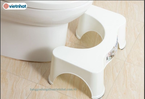Ghế kê chân toilet chống táo bón, ghế kê chân toilet khi đi vệ sinh 2136 Nhựa Việt Nhật Shop