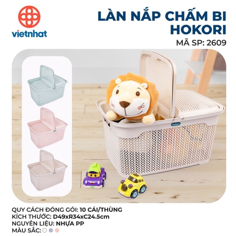 Làn đi sinh, làn nắp đi sinh cho mẹ, làn nắp chấm bi Hokori L2609 Nhựa Việt Nhật shop