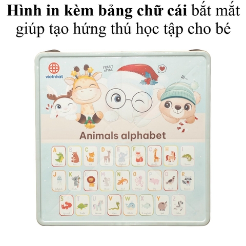 Bàn học sinh hình Vuông có in hình 1810-1 Nhựa Việt Nhật Shop