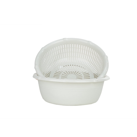 Bộ chậu, rổ đốt trúc 2T6, 2T9 Hokori 2324-1, 2325-1  Nhựa Việt Nhật Shop