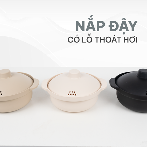 Âu đựng cơm canh có nắp tiện dụng Nhựa Việt Nhật A6419 Nhựa Việt Nhật Premium