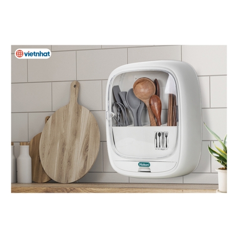 Hộp đựng đũa thìa dán tường tiện dụng Hokori H6788 Nhựa Việt Nhật Shop