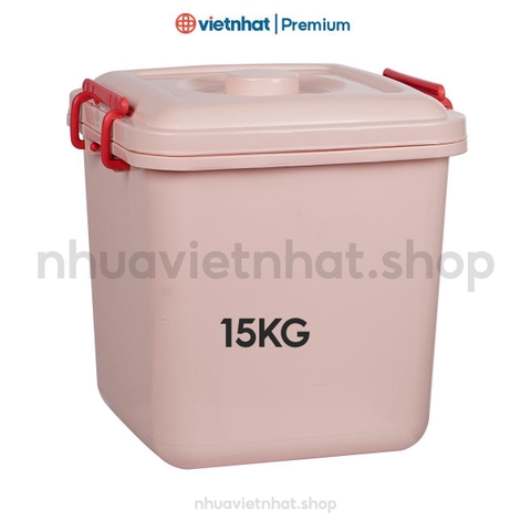 Thùng đựng gạo tiện ích 10kg - 15kg 53/5353 Nhựa Việt Nhật Shop