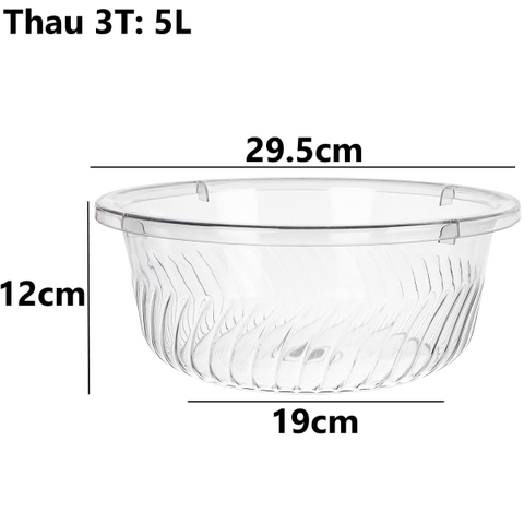 Chậu nhựa cao cấp Hokori, chậu đa năng 3T, 3T6 - 2315/2316 chậu rửa mặt nhựa bóng đẹp Nhựa Việt Nhật Shop
