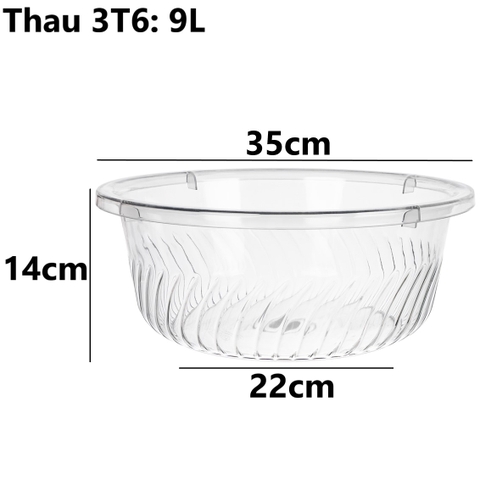 Chậu nhựa cao cấp Hokori, chậu đa năng 3T, 3T6 - 2315/2316 chậu rửa mặt nhựa bóng đẹp Nhựa Việt Nhật Shop