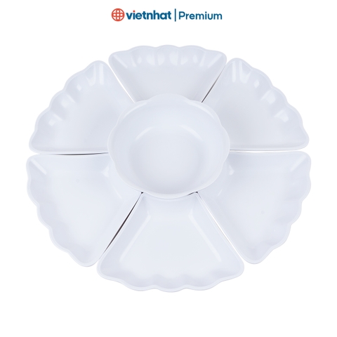 Bộ bát đĩa hoa mặt trời 7 món B6836 Nhựa Việt Nhật Shop