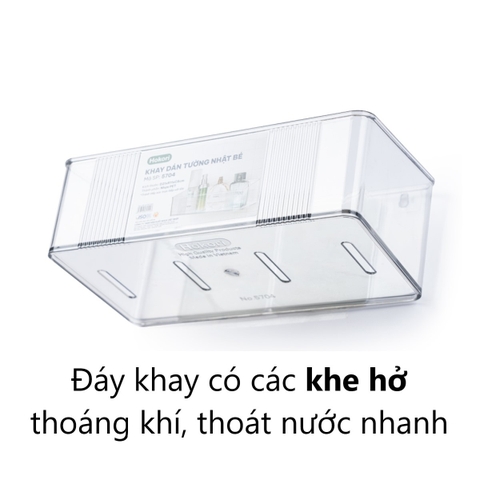 Khay dán tường nhật bé Hokori 5704 tiện ích, tiện dụng, đa năng Nhựa Việt Nhật Shop