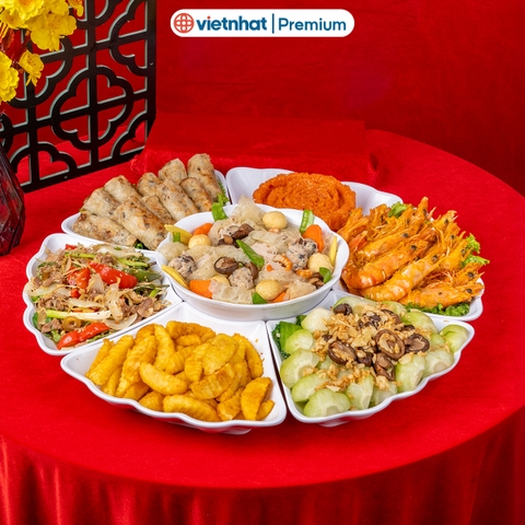 Bộ bát đĩa hoa mặt trời 7 món B6836 Nhựa Việt Nhật Shop