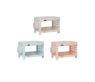 Kệ đựng bát đĩa chữ nhật 2 tầng tiện dụng, kệ nhật 2T K5528-2 Nhựa Việt Nhật Shop