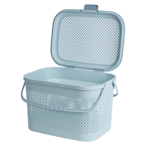 Giỏ, làn HKR 2610 dùng đi sinh có nắp  Nhựa Việt Nhật Shop