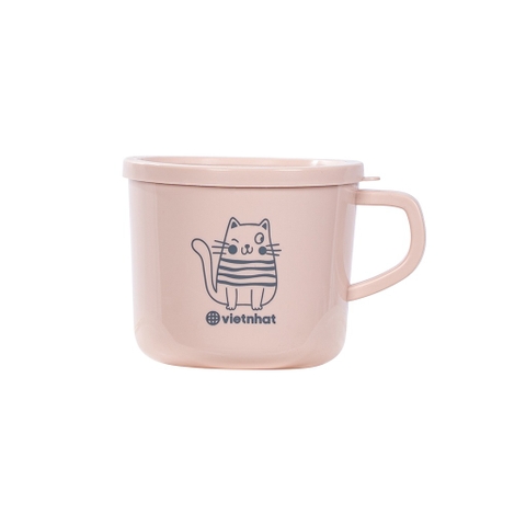 Ca tròn uống nước mini có nắp 6030 Nhựa Việt Nhật Shop