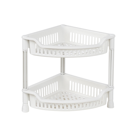 Kệ nhựa, kệ tam giác trung 2 tầng, 3 tầng nhỏ gọn K5536 Nhựa Việt Nhật Shop