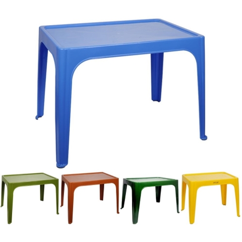 Bàn vuông to để vỉa hè đa sắc màu 1805 Nhựa Việt Nhật Shop