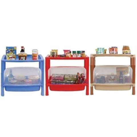 Kệ chén bát có nắp đậy kín, kệ nắp đa năng Việt Nhật K5552 Nhựa Việt Nhật shop