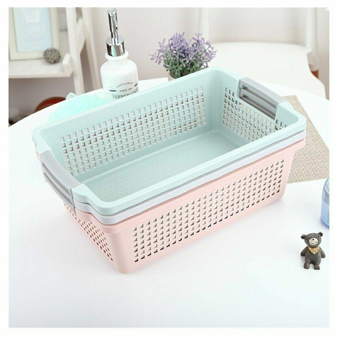 Rổ nhựa, khay nhựa, rổ chữ nhật đa năng có quai cầm 3596/97/98 RCN Nhựa Việt Nhật Shop