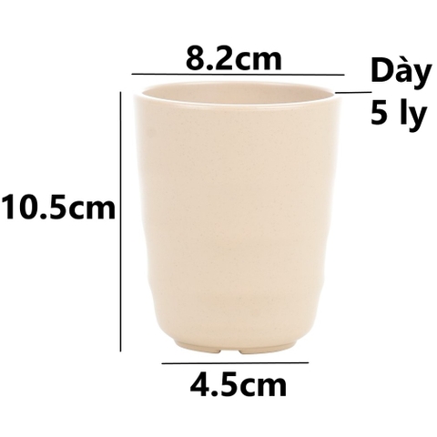 Cốc phíp nhám Thái sọc vằn Nhựa Việt Nhật C6281 Nhựa Việt Nhật Shop