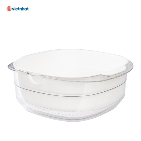 Bộ chậu rổ 2 lớp cao cấp Hokori tiện dụng 2338/2339 Nhựa Việt Nhật Shop