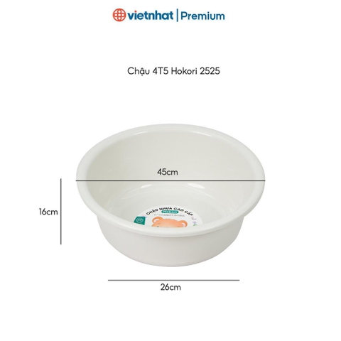 Bộ 5 Chậu cao cấp Hokori dày dặn 2520/21/22/25/26 Nhựa Việt Nhật Shop